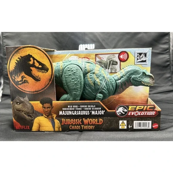 Mattel Jurassic World Chaos Theory Majungasaurus "Major" Dinosaur w/Sound New - Picture 1 of 9